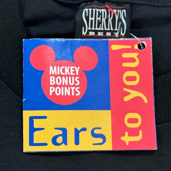 NWT RARE 90s Vintage Disney Mickey Mouse All Over Print Front Back Shirt Size L - Picture 4 of 10